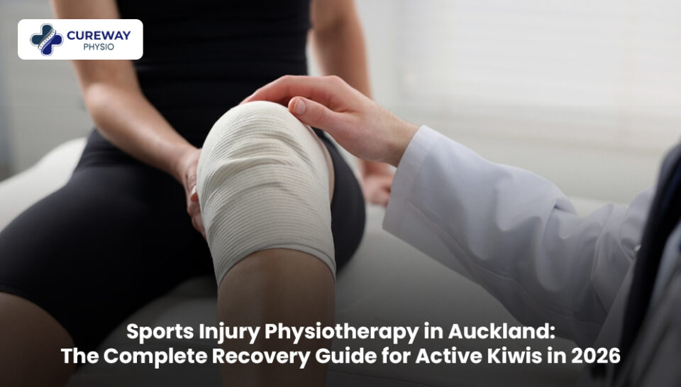 Sports injury physiotherapy in Auckland helping an athlete recover through hands-on treatment, rehabilitation exercises, and personalized recovery plans.