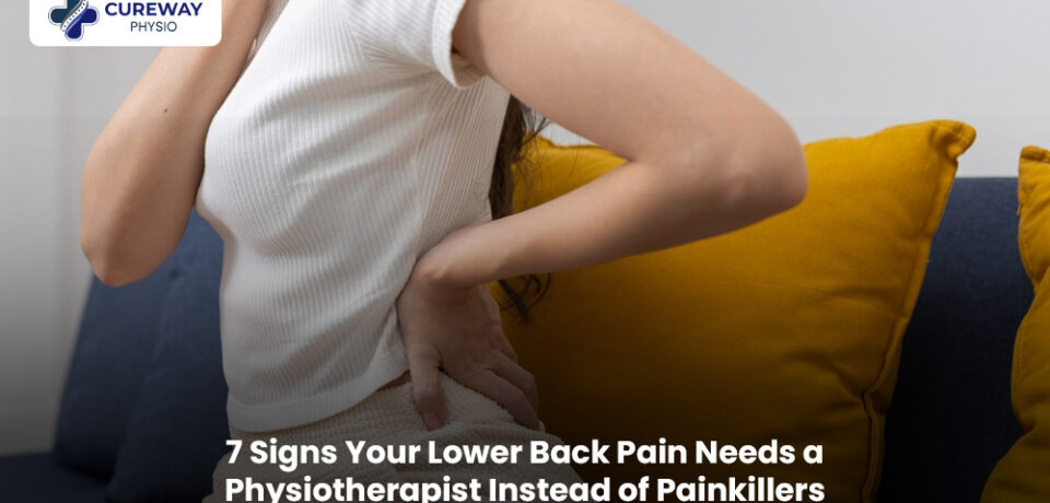 Physiotherapist assessing a patient with persistent lower back pain during a treatment session to provide long-term pain relief.