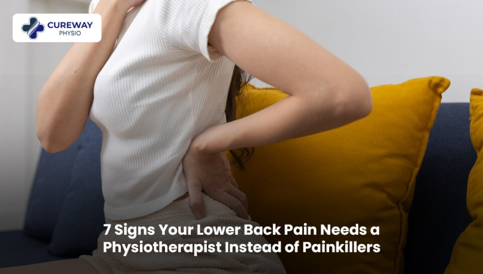 Physiotherapist assessing a patient with persistent lower back pain during a treatment session to provide long-term pain relief.