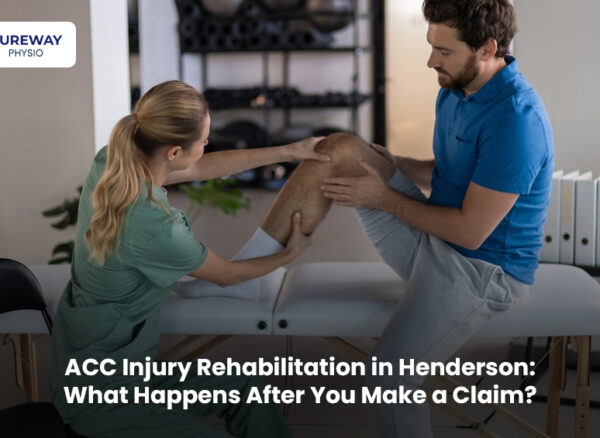 Physiotherapist providing ACC injury rehabilitation treatment in Henderson