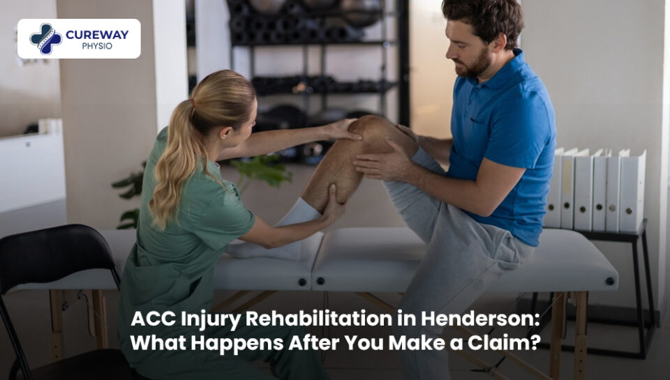 Physiotherapist providing ACC injury rehabilitation treatment in Henderson