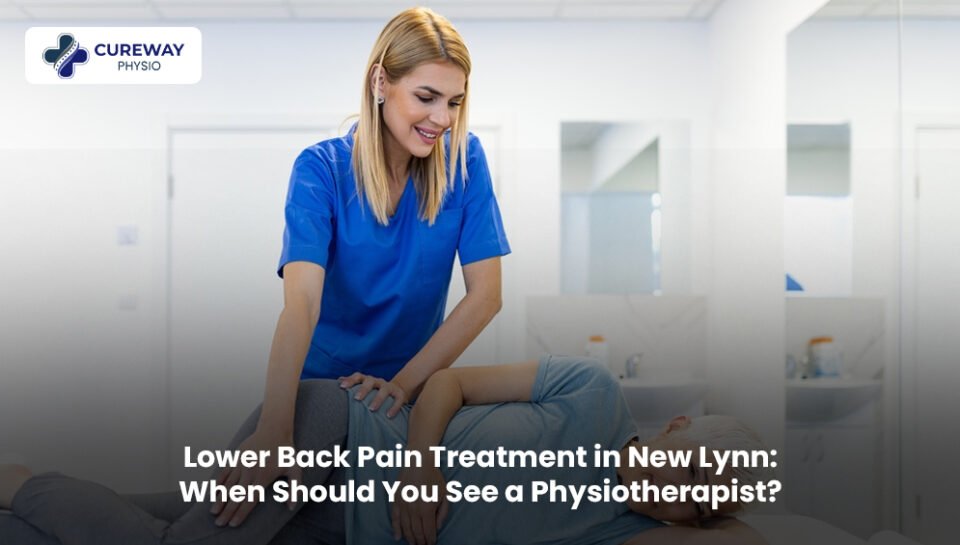Physiotherapist providing lower back pain treatment in New Lynn